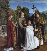Gerard David Camon Bernardijn Salviati and Saints Martin,Bernardino and Donatian France oil painting artist